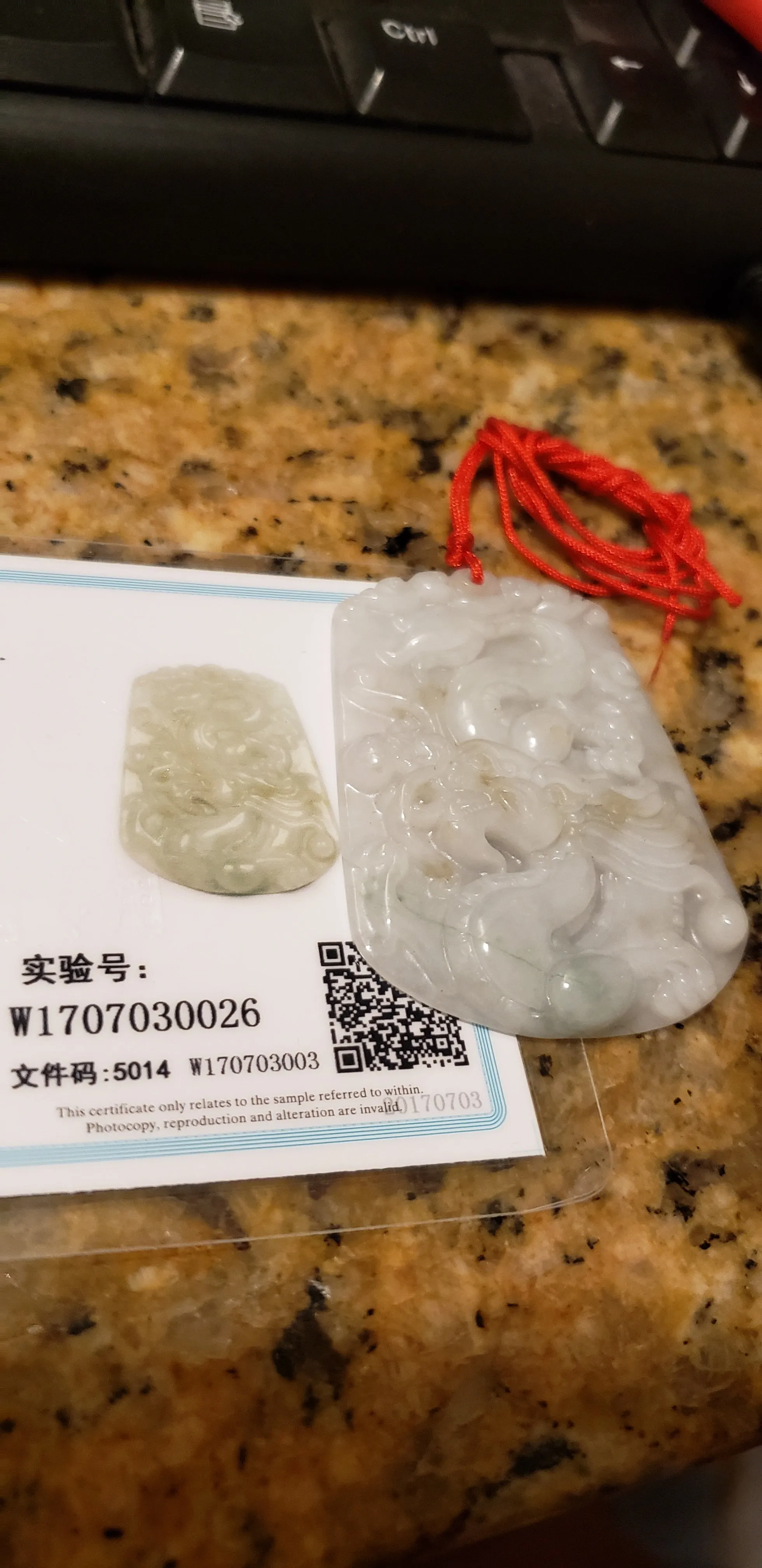 10% OFF- Certified Natural Jadeite Emerald A*Jade HandCarved Lucky Dragon Pendant W0026
