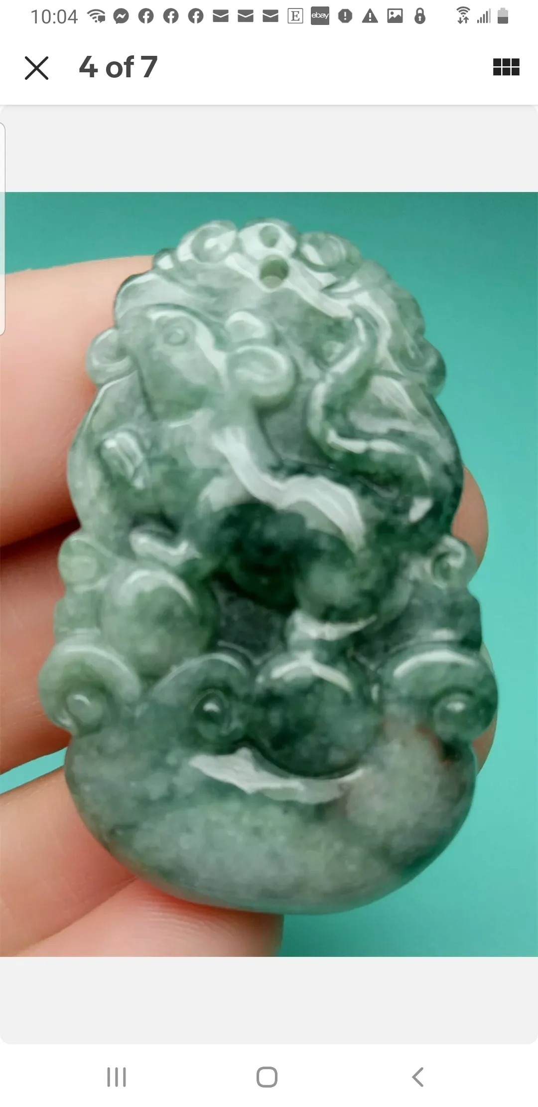 10% OFF- Certified Natural Jadeite Emerald A*Jade HandCarved Lucky Rat YuanBao Pendant