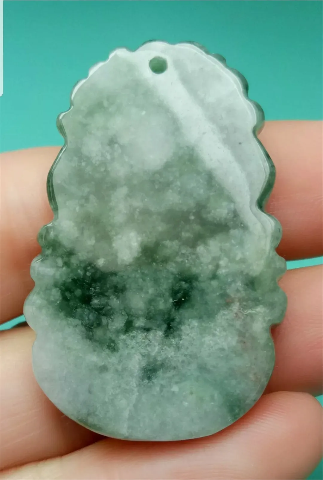 10% OFF- Certified Natural Jadeite Emerald A*Jade HandCarved Lucky Rat YuanBao Pendant