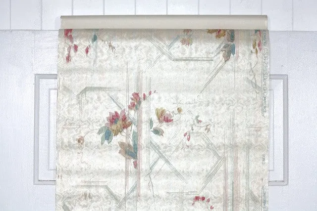 1930s Floral Vintage Wallpaper