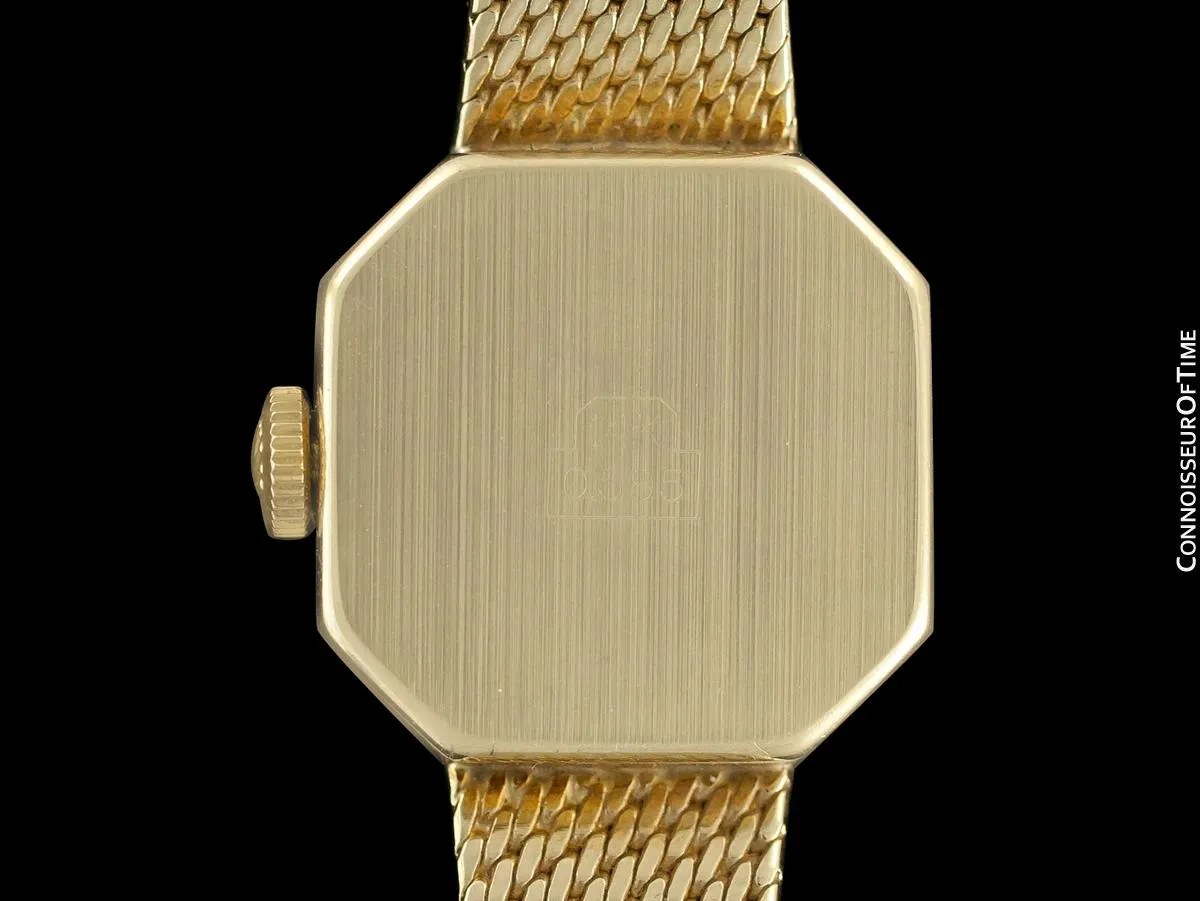 1970's Rolex Ladies Vintage Dress Bracelet Watch - 14K Gold
