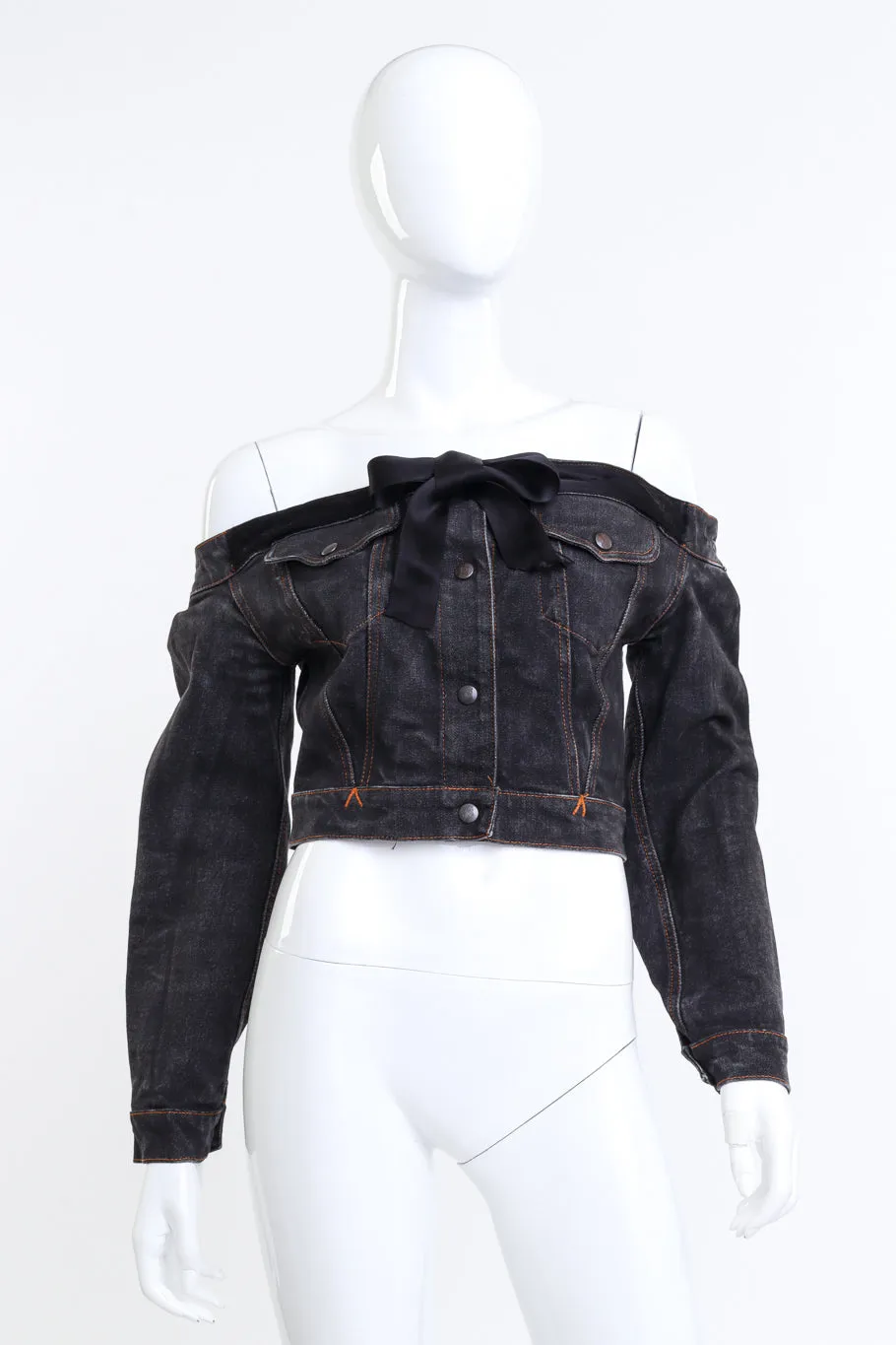 1998 S/S Off-the-Shoulder Denim Jacket