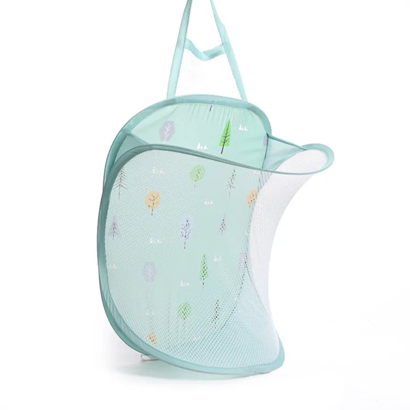1pc Folding Wall Mounted Dirty Clothes Basket