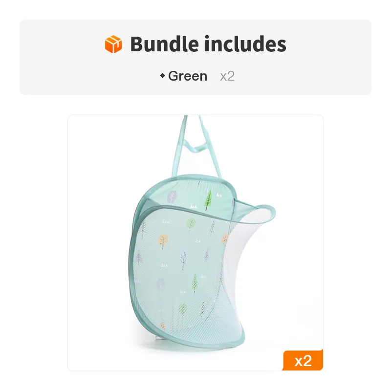 1pc Folding Wall Mounted Dirty Clothes Basket