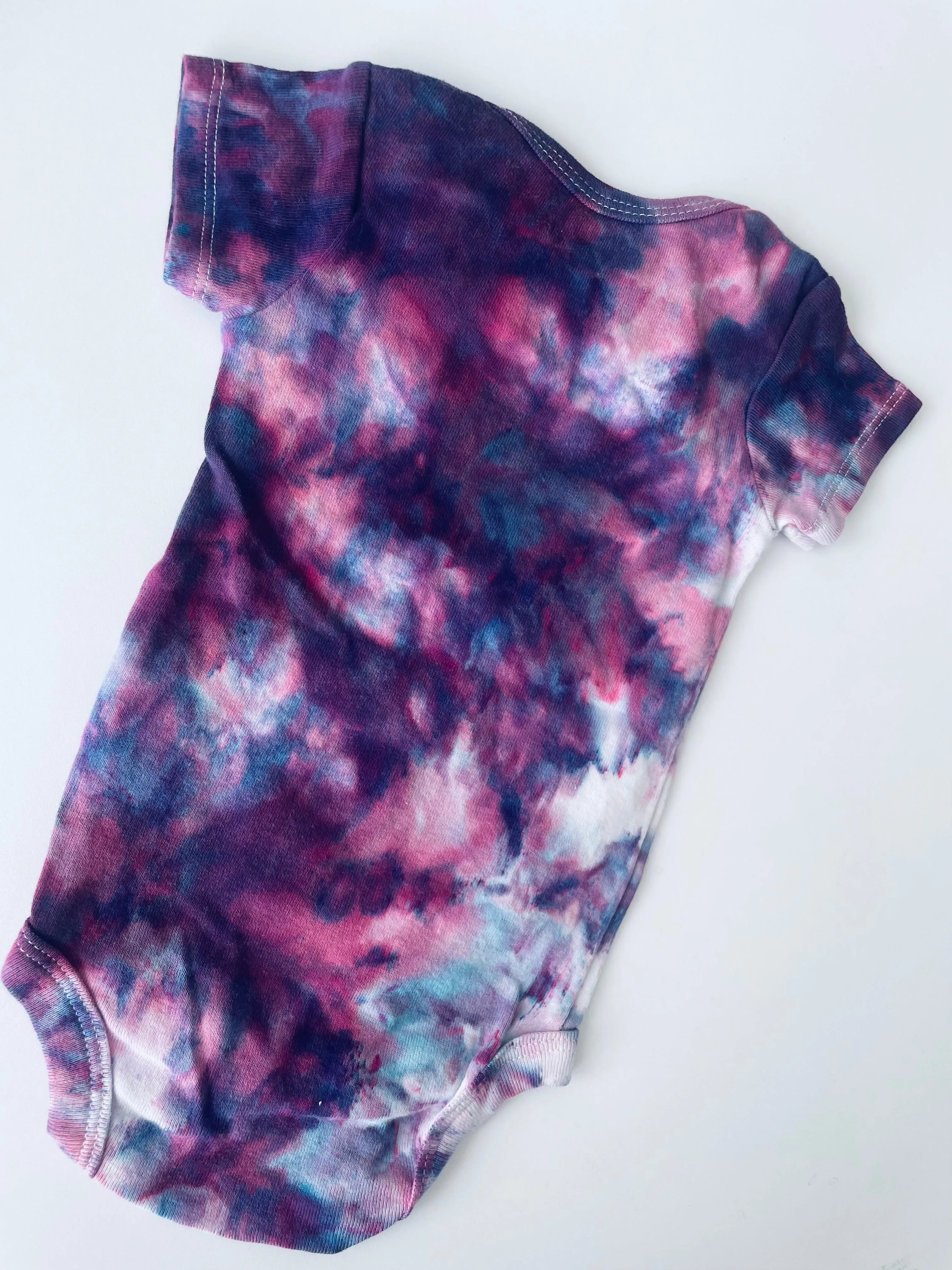 3-6 Month Ice Dye Cotton Onesie