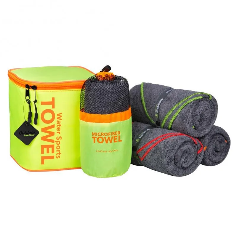 4 monster - Water Sports Microfiber Towel 4 In 1 Set ( 60X120 CM ) - TOK