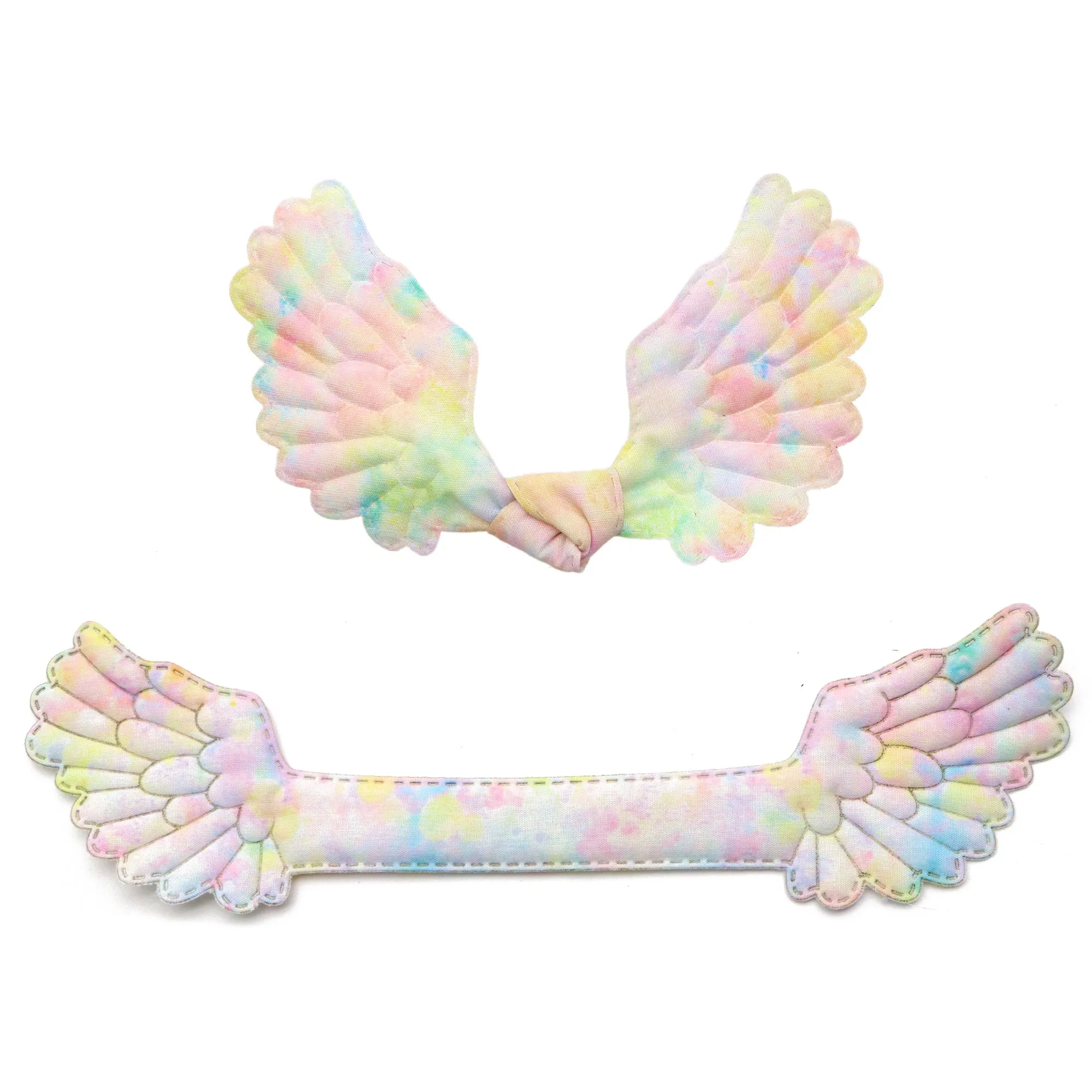 5pcs Custom Wings Padded Patch for Diy Hair scrunchies accessories