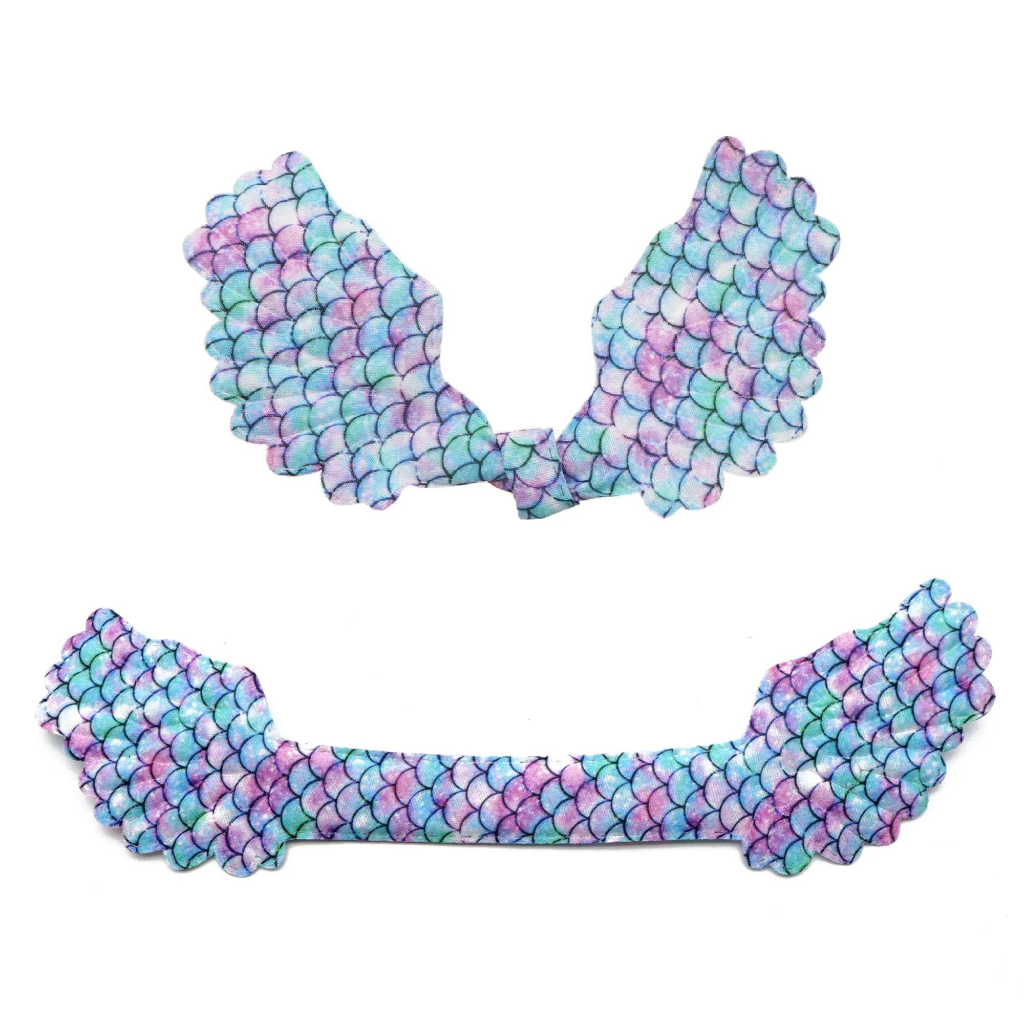 5pcs Custom Wings Padded Patch for Diy Hair scrunchies accessories
