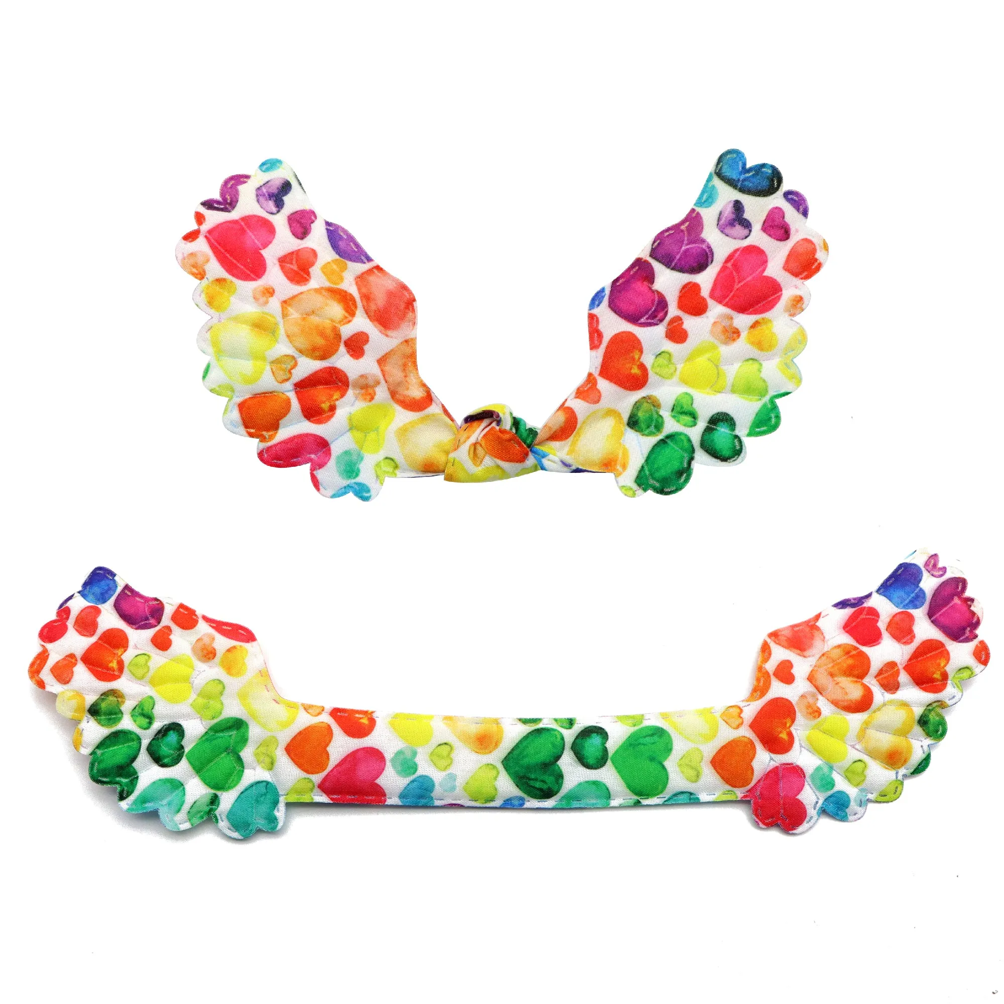 5pcs Custom Wings Padded Patch for Diy Hair scrunchies accessories