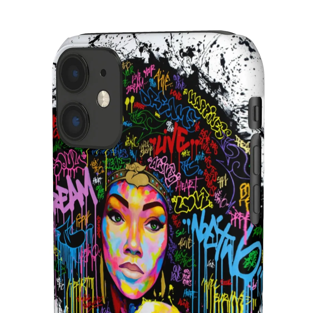 Afro Queen Snap Cases