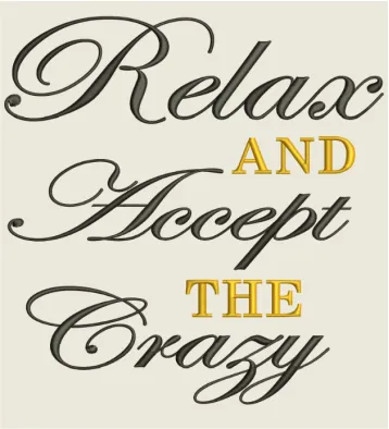 AGD 7096 Accept the Crazy