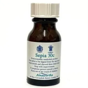 Ainsworths | Sepia 30C Single Counter Remedy 120 tabs | 120 tablet