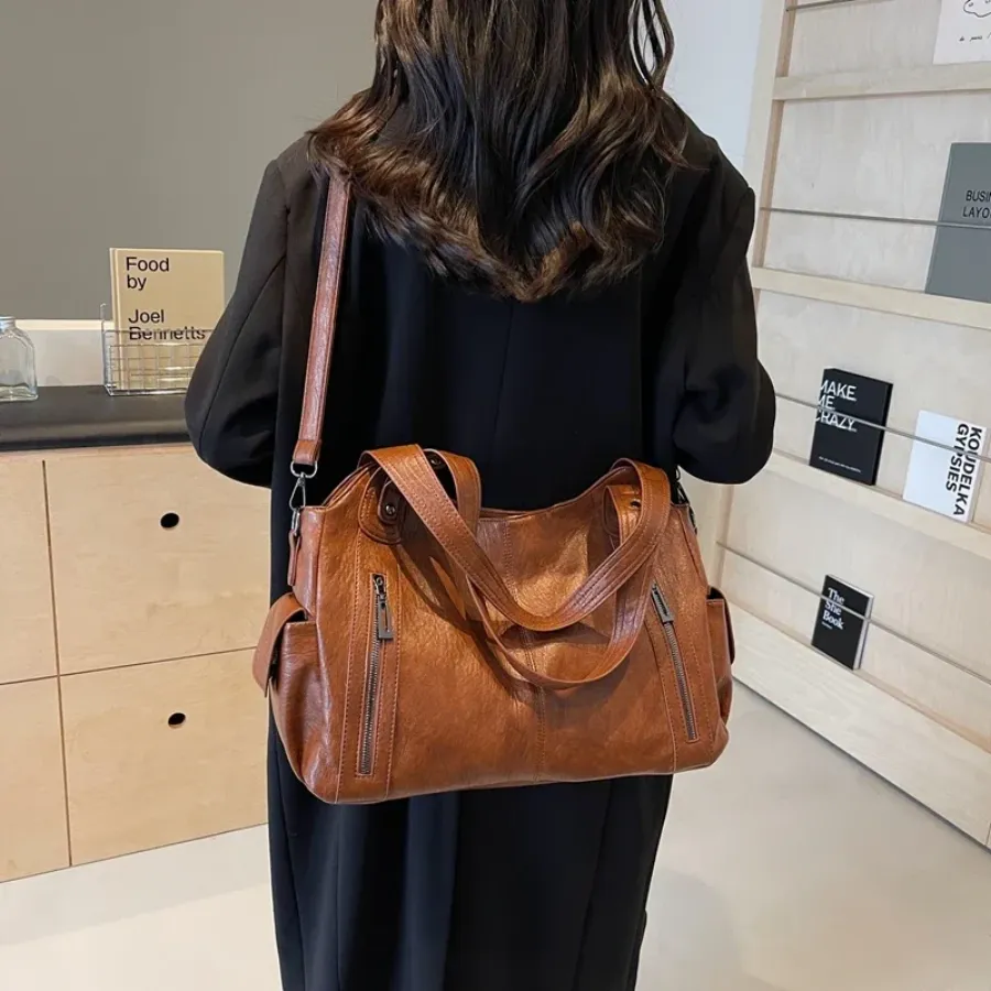 AMARA | LEATHER SHOULDER BAG