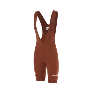 Attaquer Womens All Day Bib Short - Burnt Orange