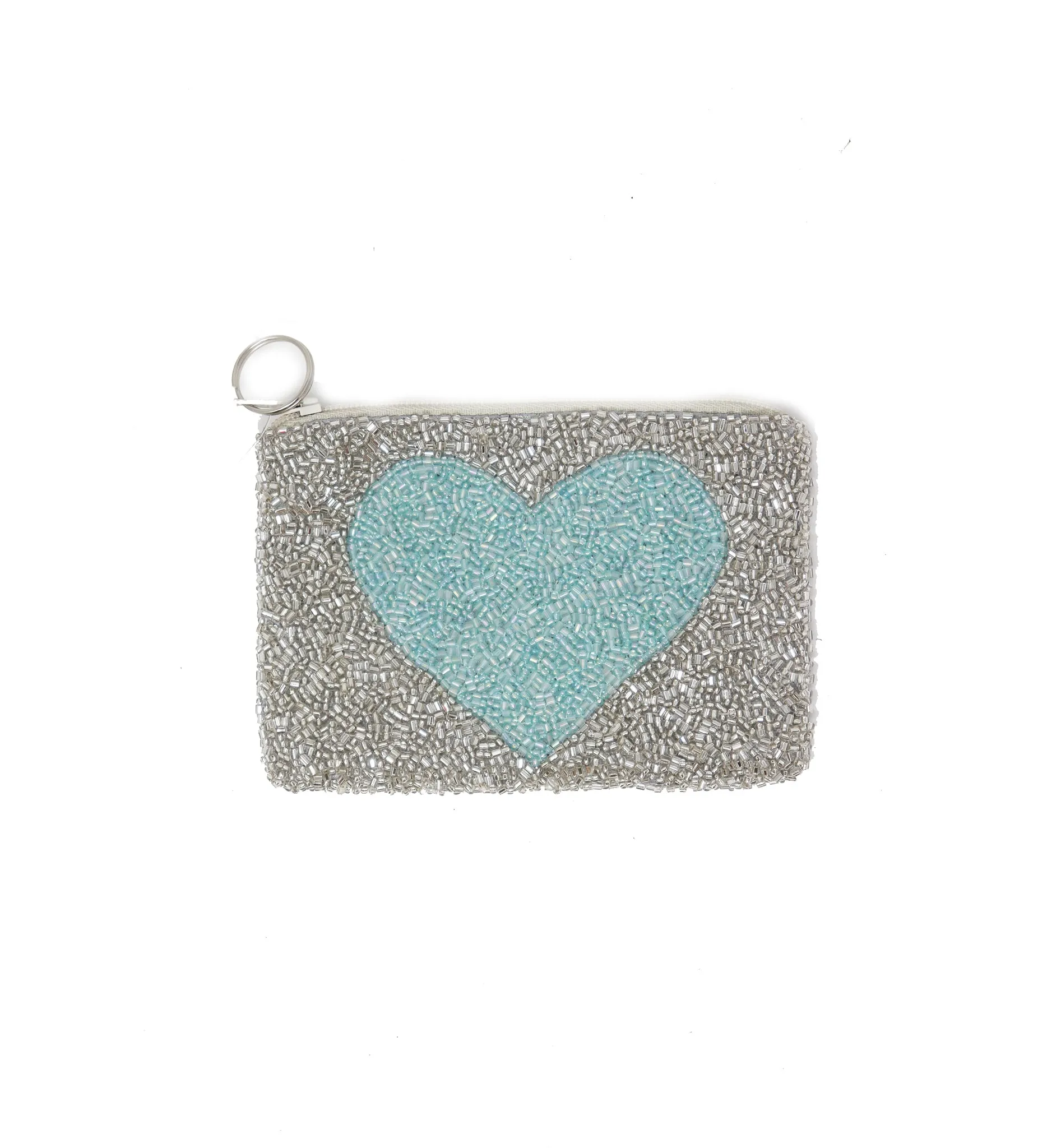 Beaded Coin Purse Heart