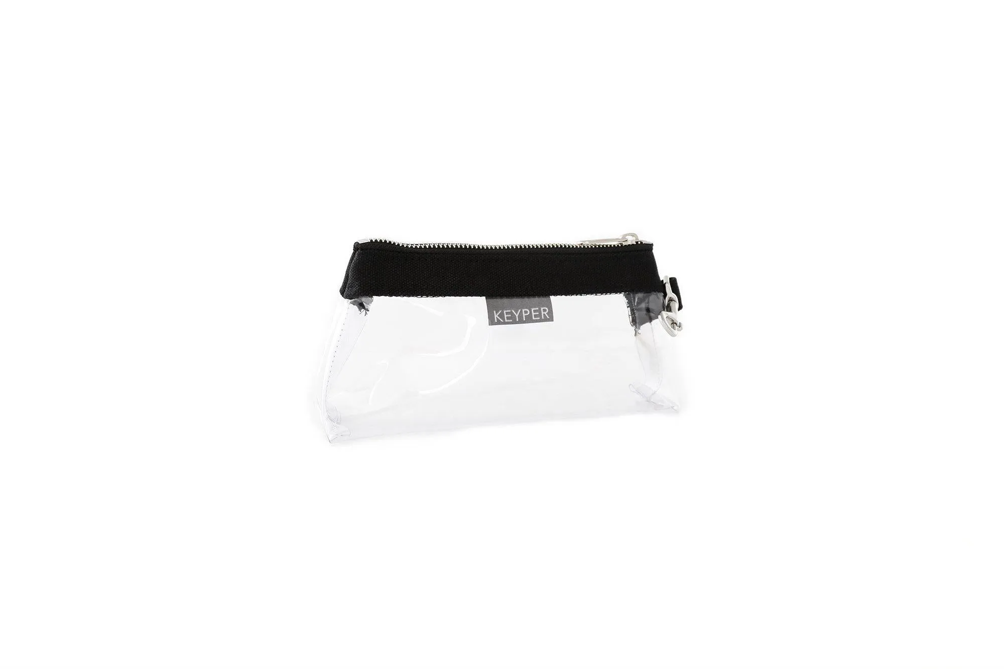 Black Classic Canvas CLEAR Bag with monogram