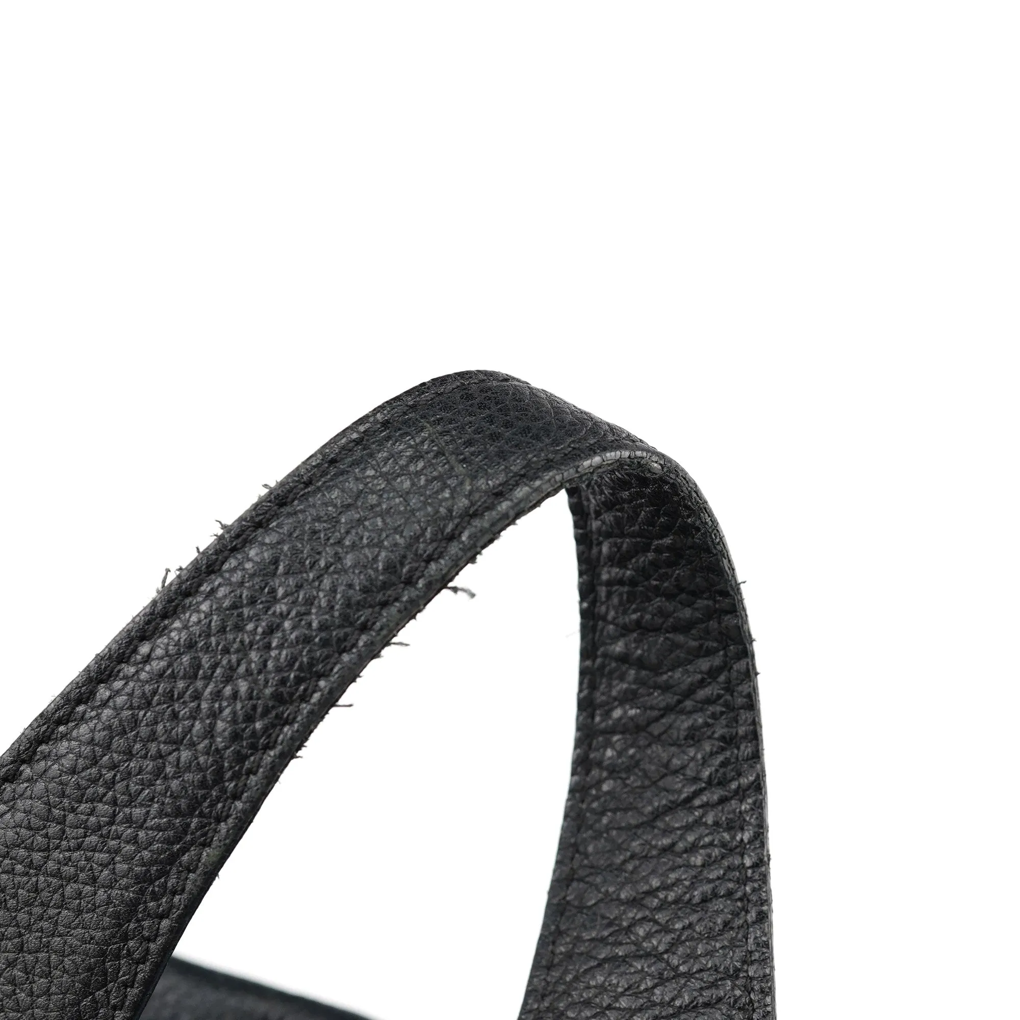Black Leather Paraty 2-Way Shoulder Bag