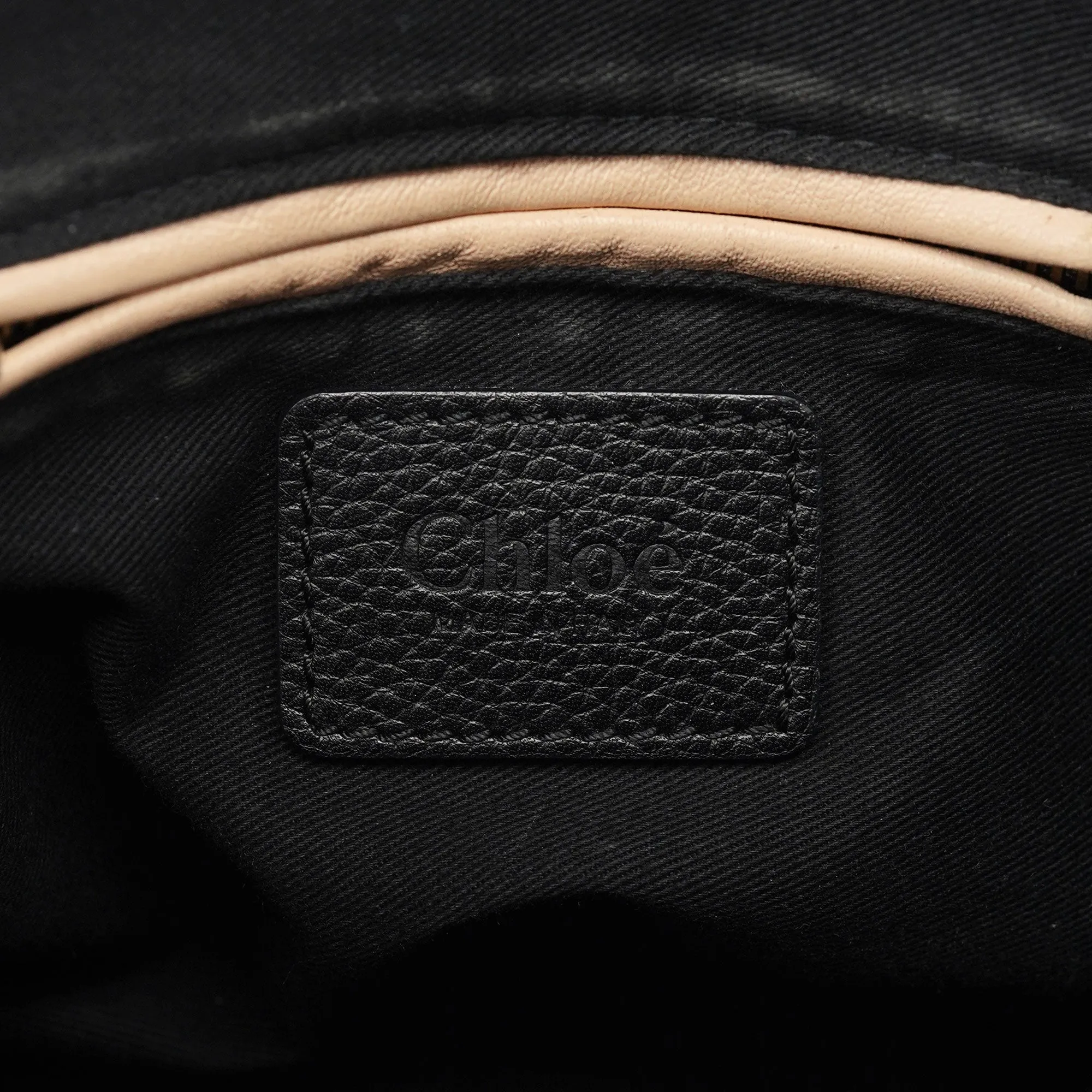 Black Leather Paraty 2-Way Shoulder Bag