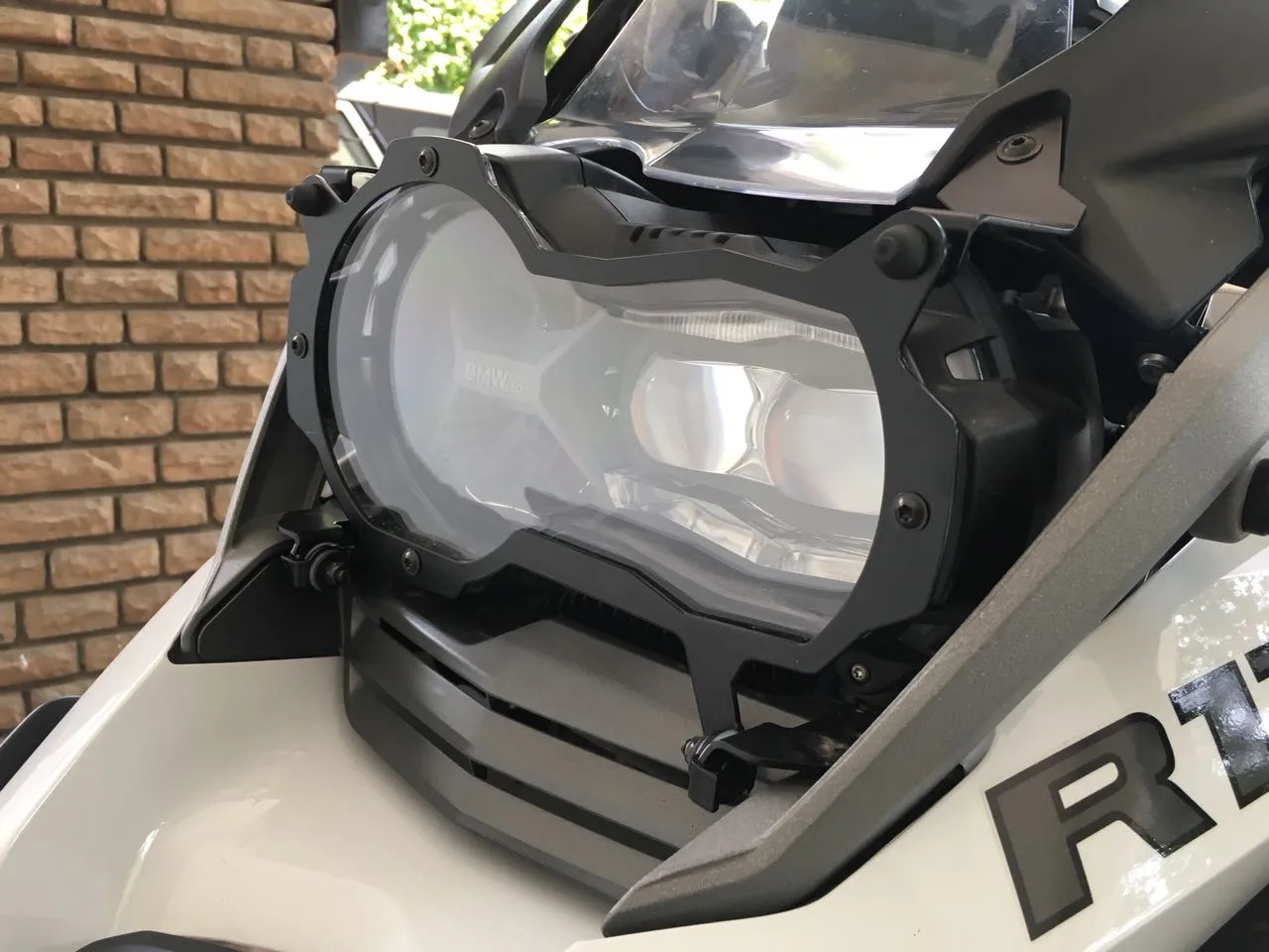 BMW R1200GSA Protection - Headlight Guard Foldable (Lexan Clear)