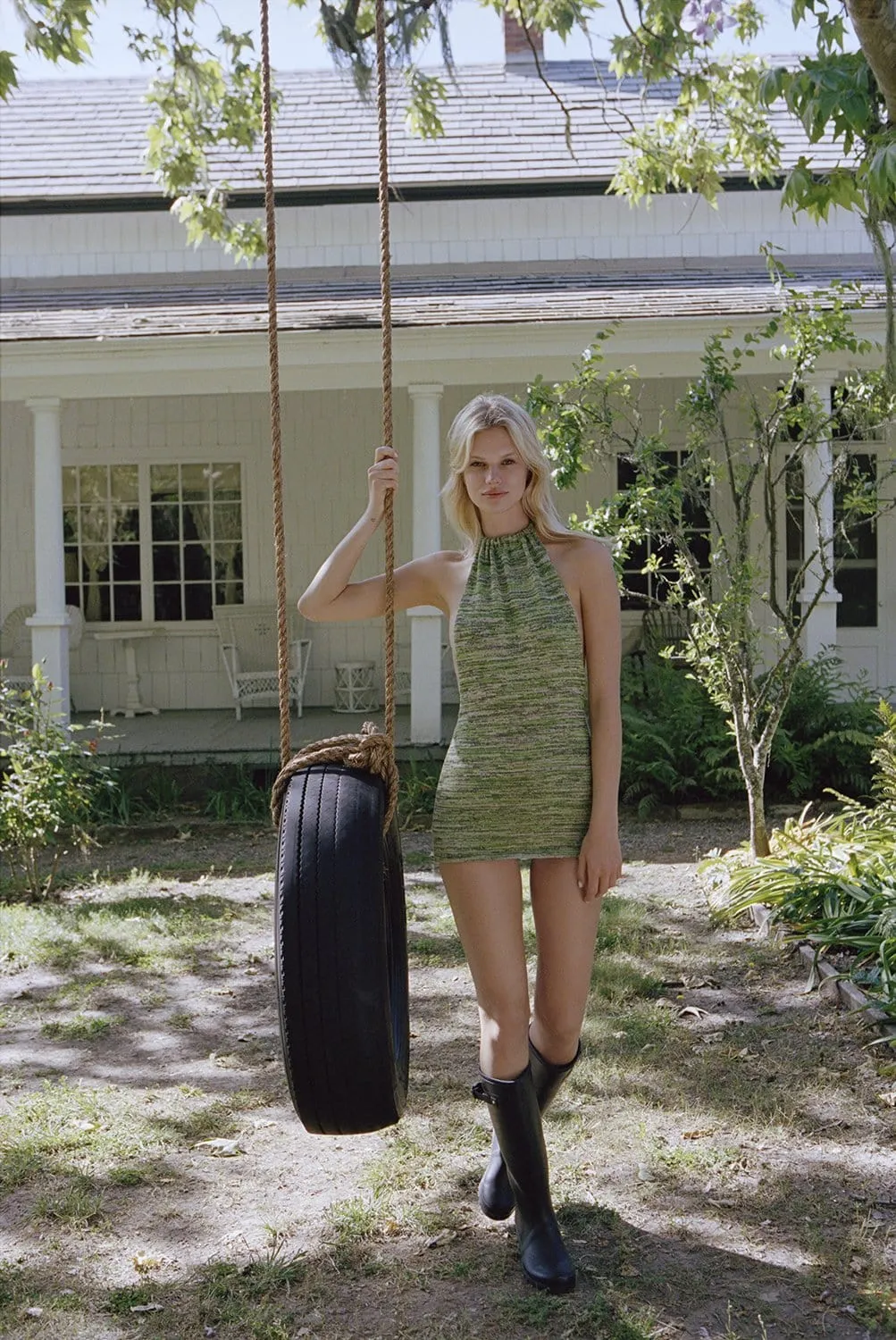 BOUNTY dress - moss green