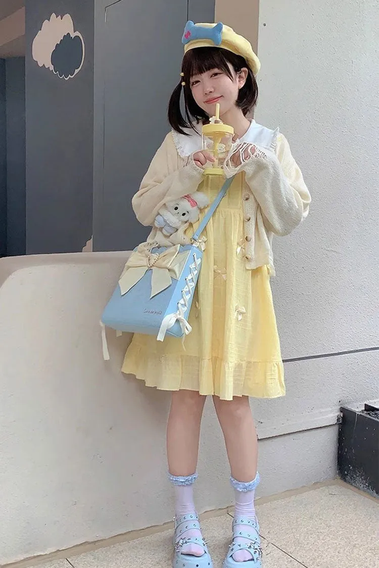 Bowknot Pearl Sweet Lolita Shoulder Bag 4 Colors