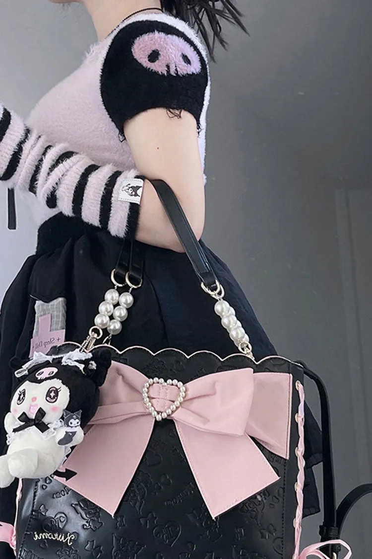 Bowknot Pearl Sweet Lolita Shoulder Bag 4 Colors