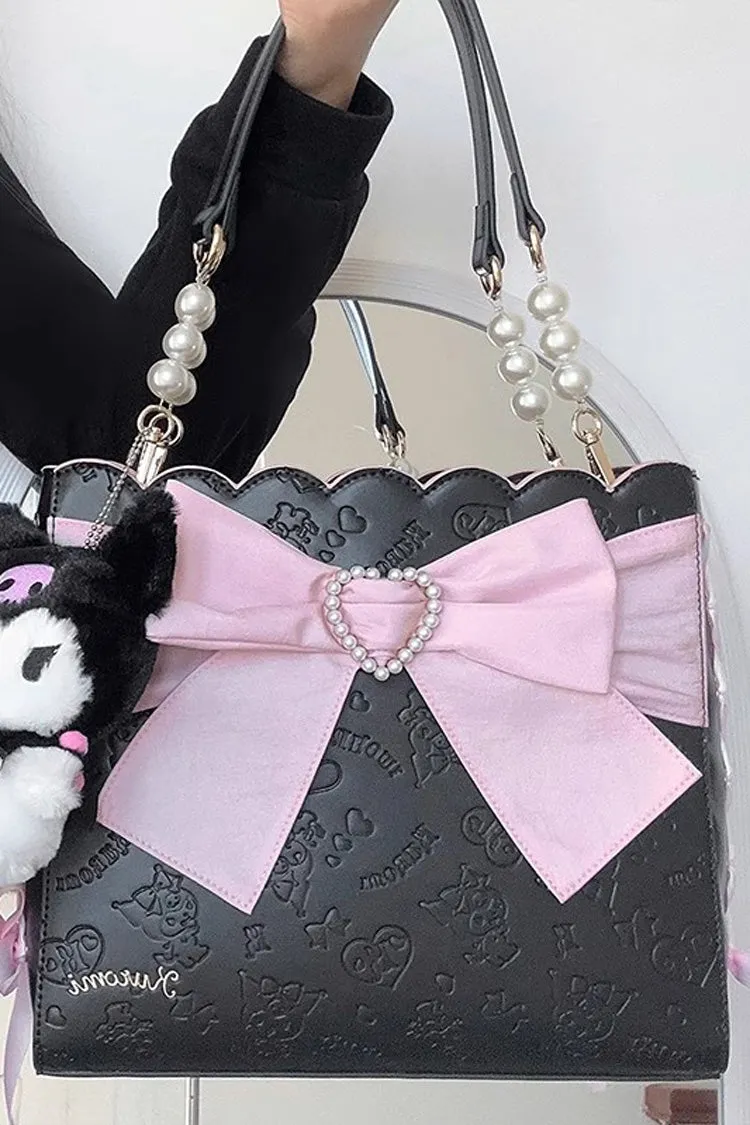 Bowknot Pearl Sweet Lolita Shoulder Bag 4 Colors
