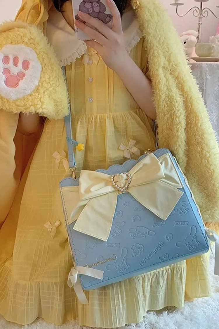 Bowknot Pearl Sweet Lolita Shoulder Bag 4 Colors