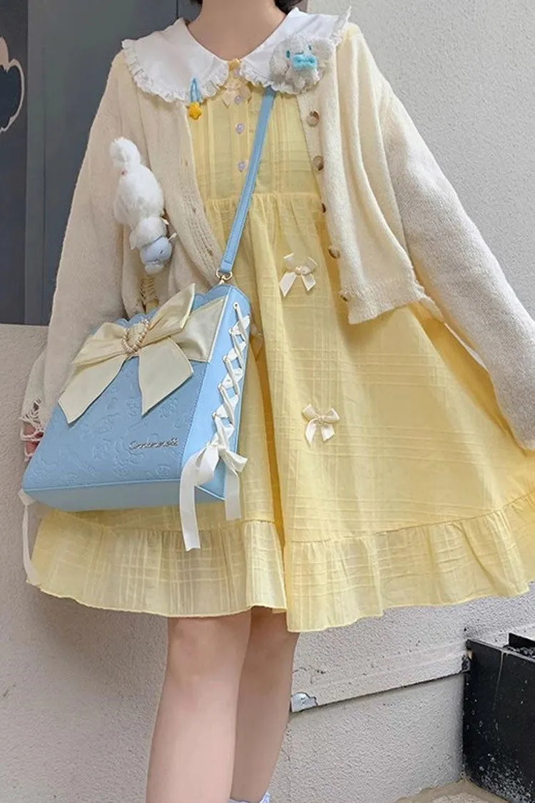 Bowknot Pearl Sweet Lolita Shoulder Bag 4 Colors