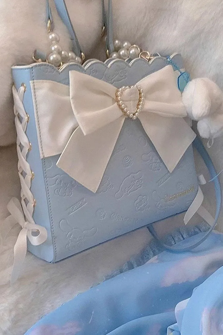Bowknot Pearl Sweet Lolita Shoulder Bag 4 Colors