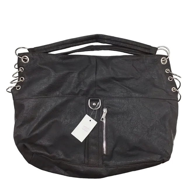 Brown Shoulder Bag NWT with Silver Accents