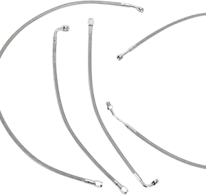 Burly Brand B30-1118 Extended Cable/Brake Line Kit for 15in. Ape Handlebars - Stainless Steel
