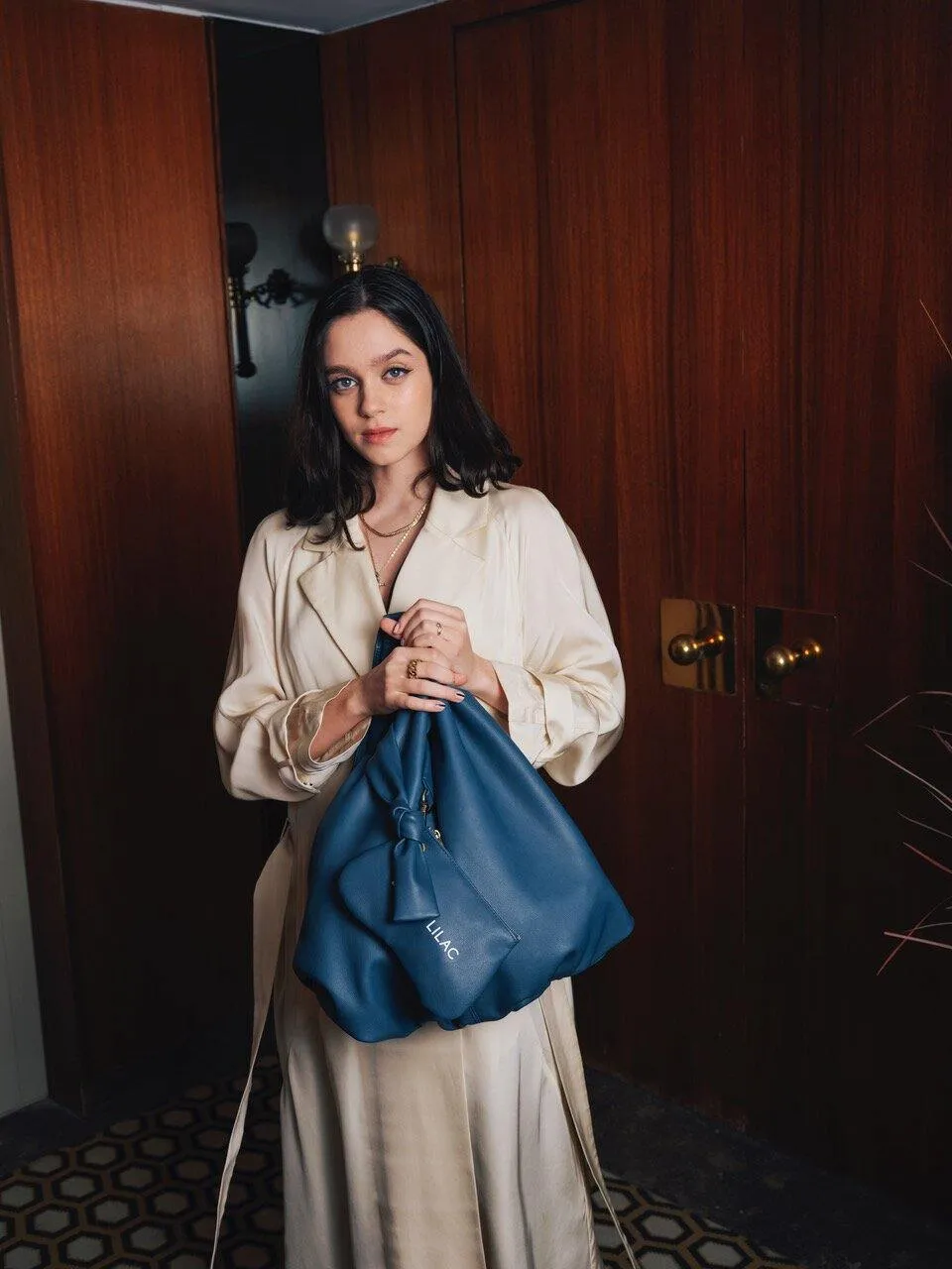 BUTTER MAXI SHOPPER NAVY