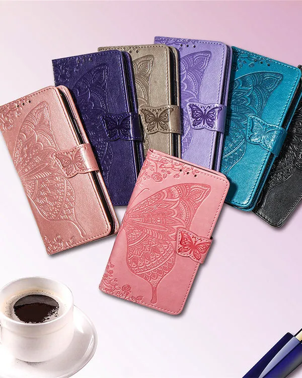 Butterly Muti-Function Wallet Iphone Case