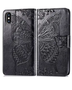 Butterly Muti-Function Wallet Iphone Case