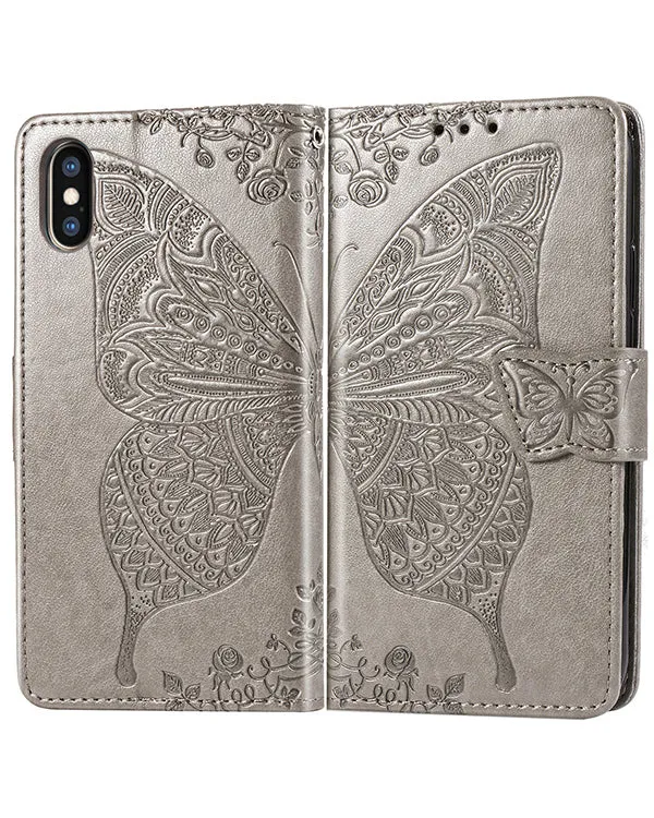 Butterly Muti-Function Wallet Iphone Case