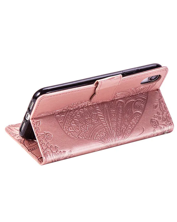 Butterly Muti-Function Wallet Iphone Case