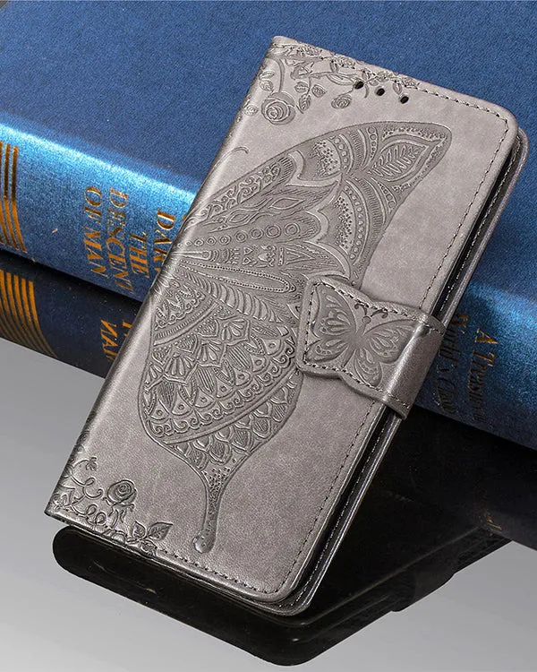 Butterly Muti-Function Wallet Iphone Case