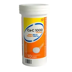 Ca-c 1000 sandoz 10 Tablet Vitamin C and Calcium Dissolvable Renew Strength