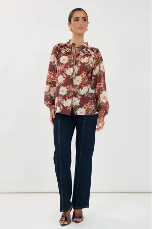 Carrie Montilla Print Shirt