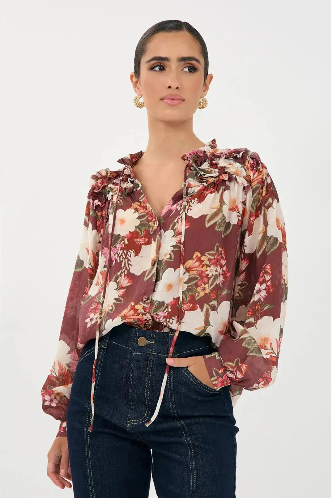 Carrie Montilla Print Shirt