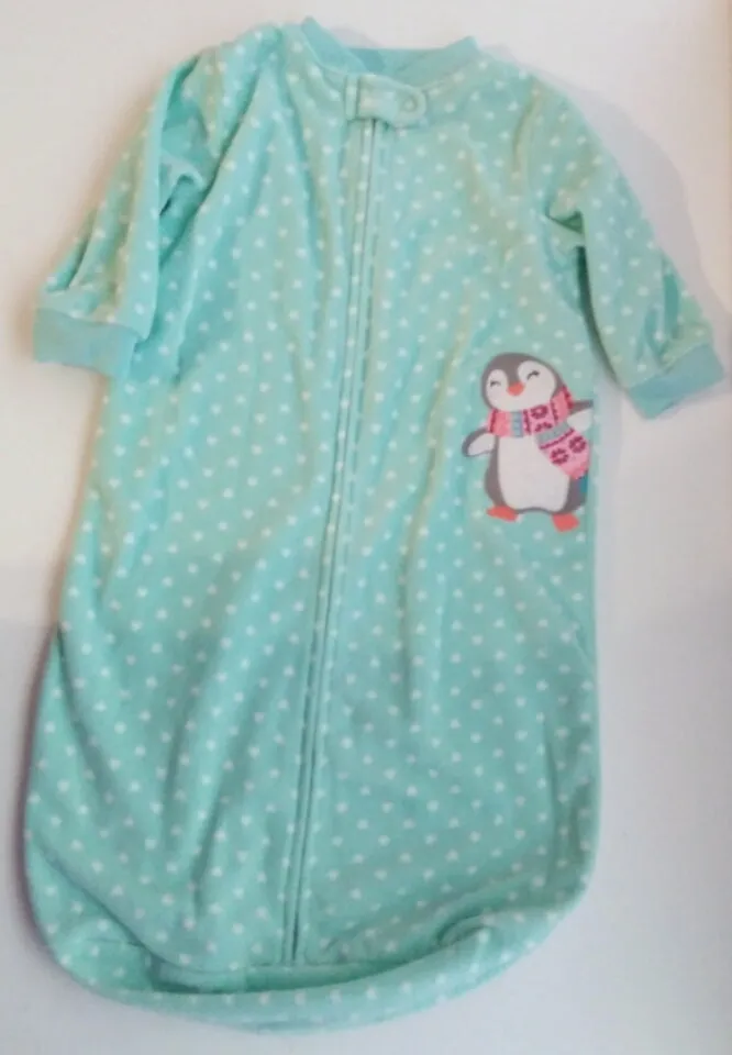 Carters Microfleece Sleep Bag Outfit with Penguin