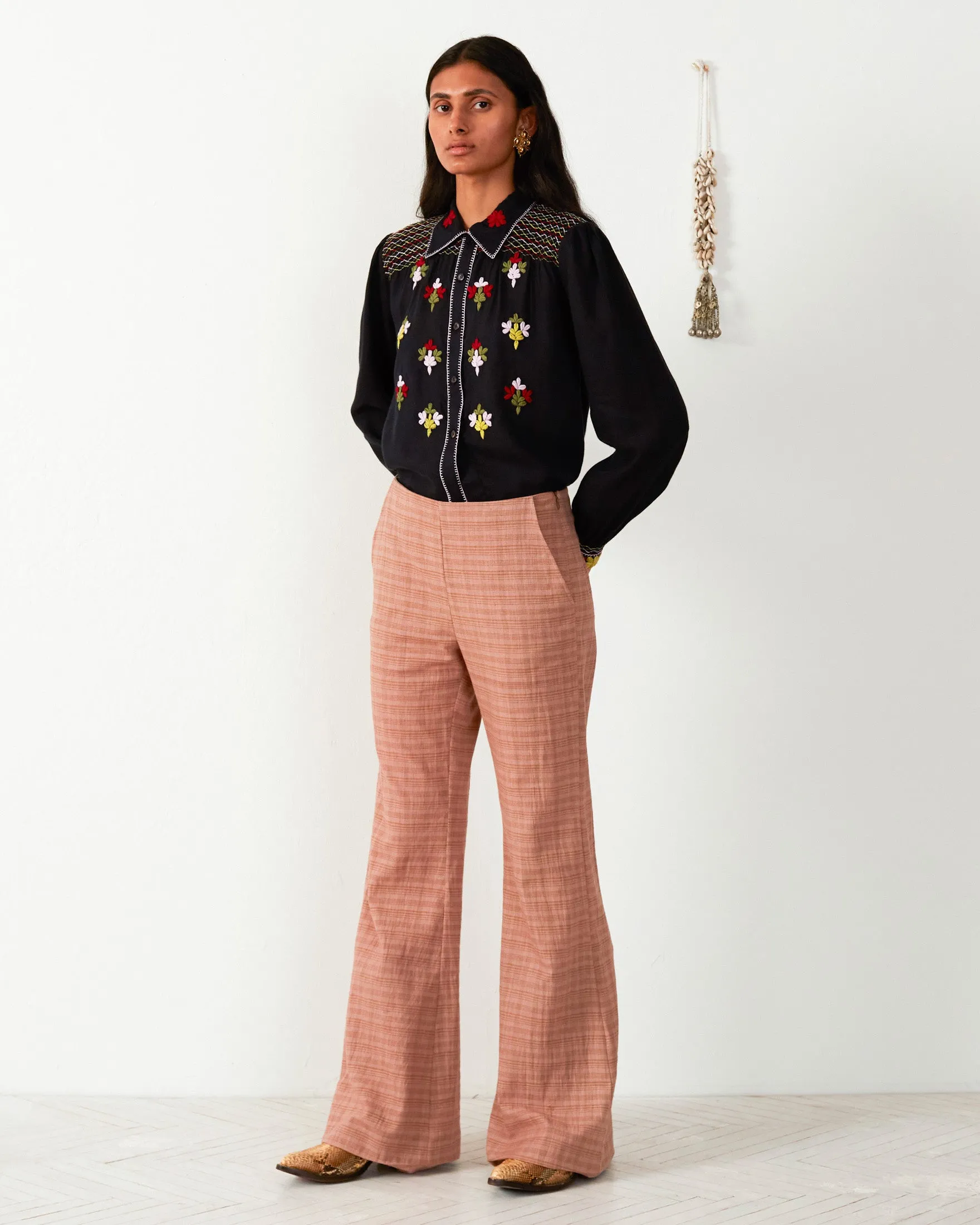 Charlie Juted Rose Pant