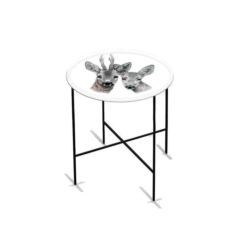 Charlotte Nicolin Round Tray Table  18"