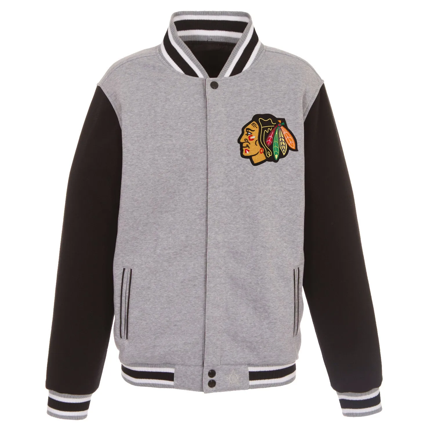 Chicago Blackhawks Two-tone Fleece Jacket