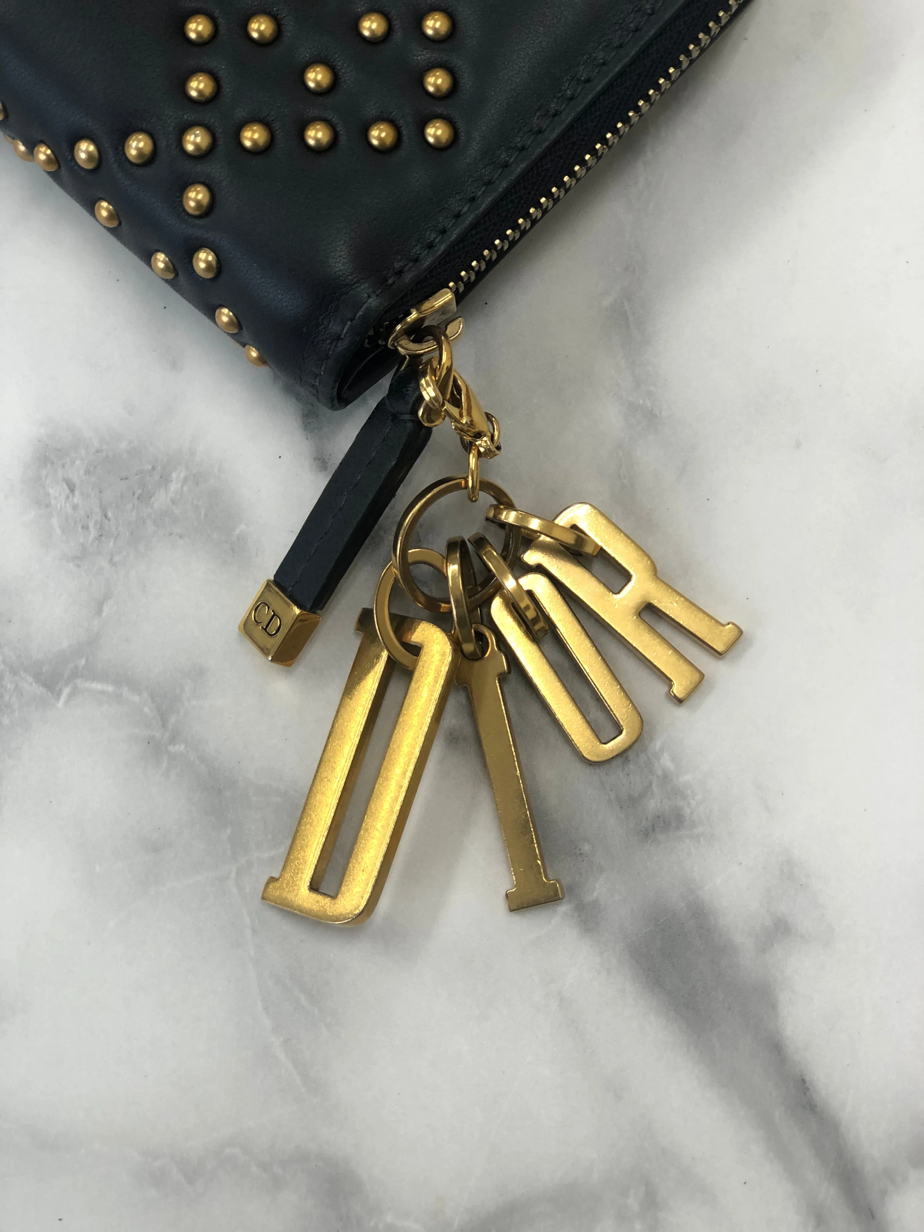 Christian Dior Cannage Leather Dior 33-MA0197 Compact wallet Nyvy 7m4p8z
