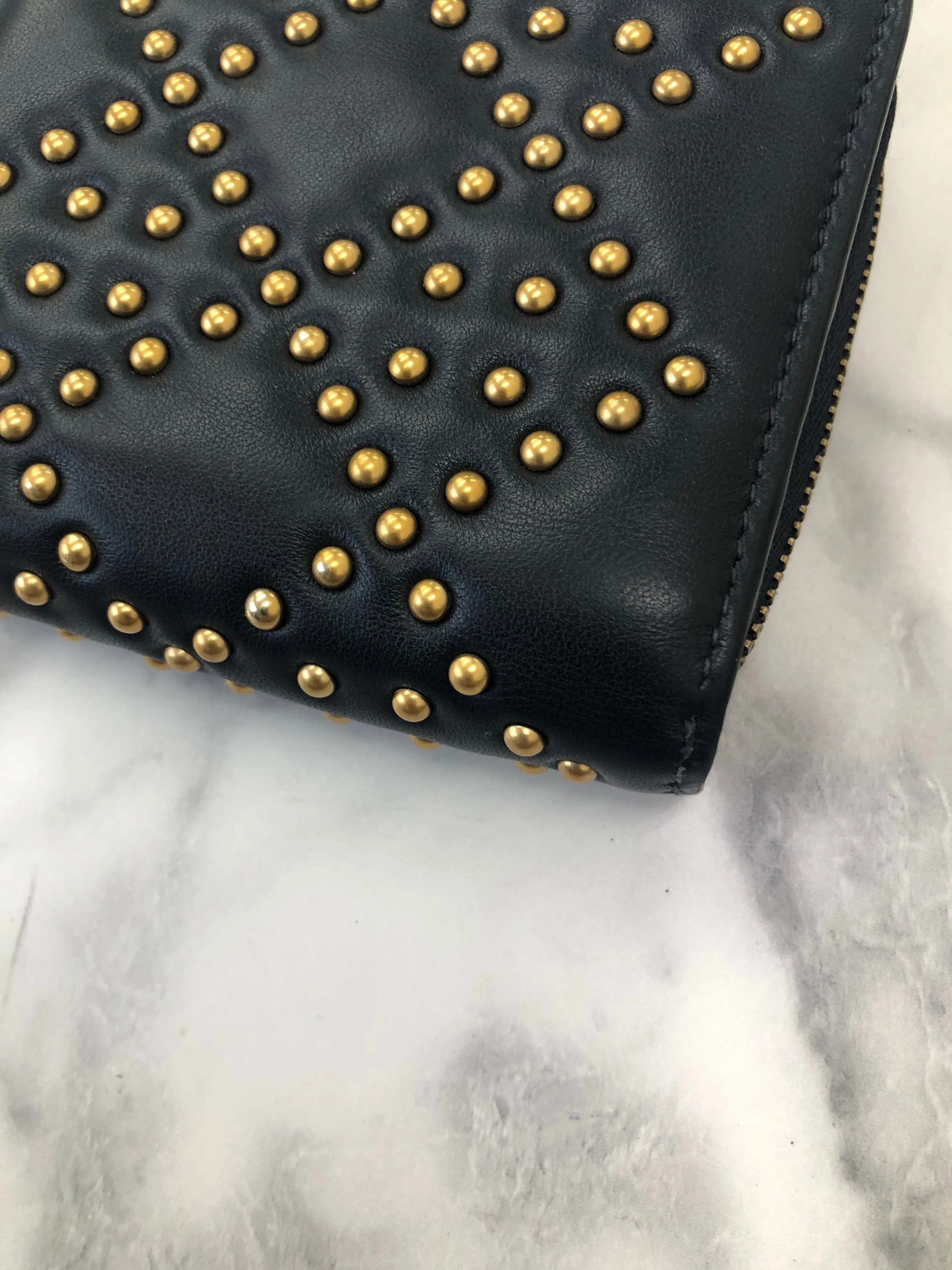 Christian Dior Cannage Leather Dior 33-MA0197 Compact wallet Nyvy 7m4p8z
