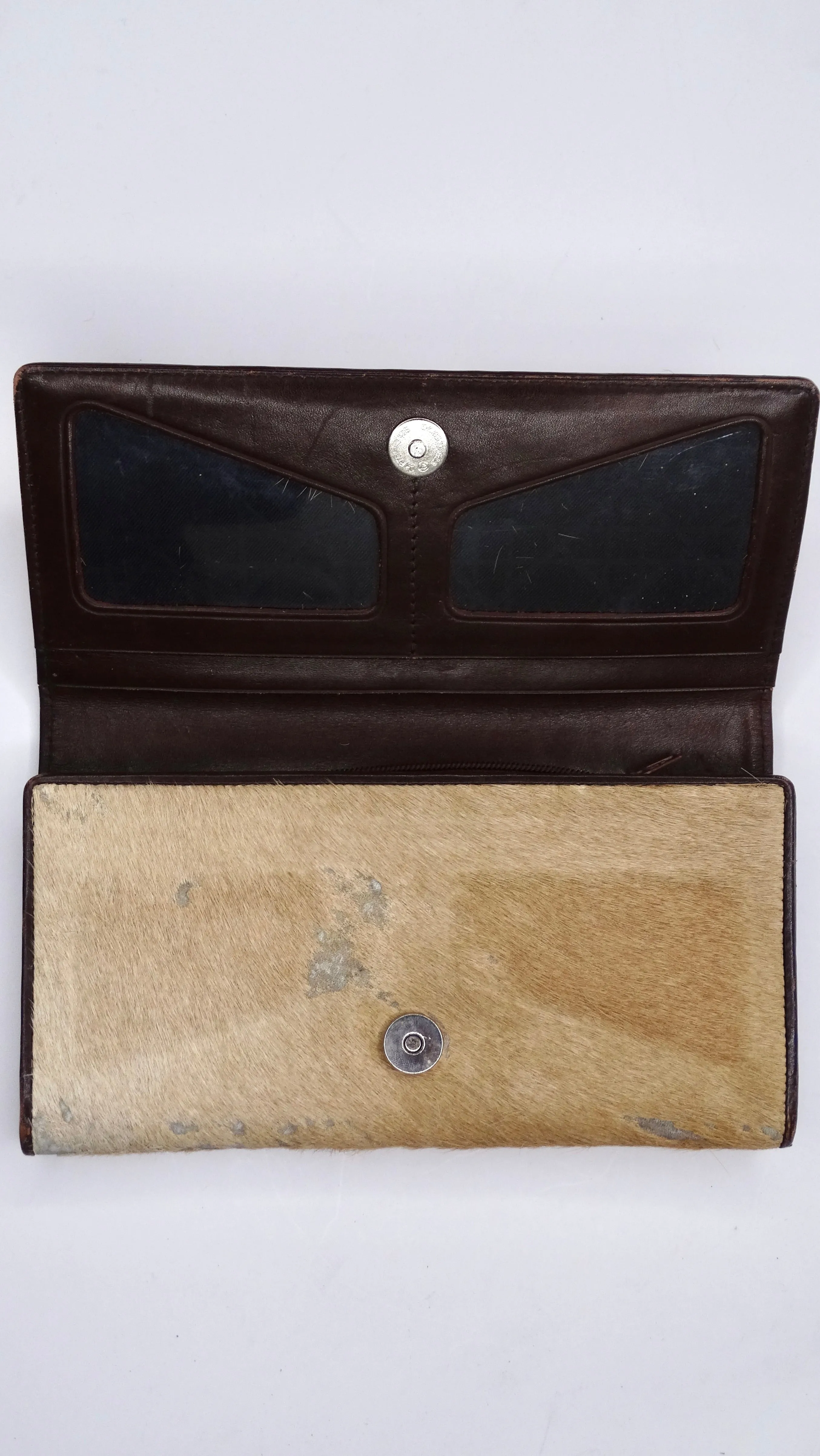 Christian Dior Tan Cow Hide Wallet