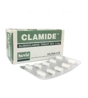 Clamide Gilbenclamide Tablet 5mg