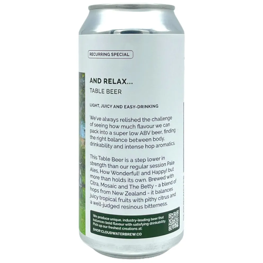 Cloudwater And Relax